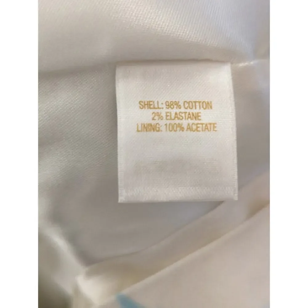 Kate Spade New York Jillian Natural Clotted Cream Watercolor Dress Womens size 2